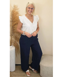 Pantalon Gaz de Coton Marina Élégance - Estelle