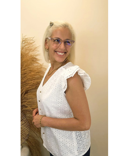 Blouse Broderie Chic - Oriane
