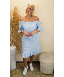 Robe Vichy "Ciel d'Été" - Marguerite