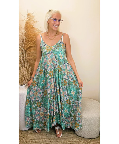 Robe Longue Lagon Émeraude...
