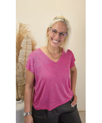 Top Lurex "Pink Stardust" - Fanny