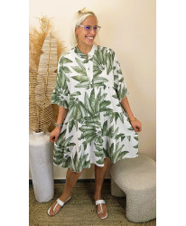 Robe "Palma Verde" - Rose