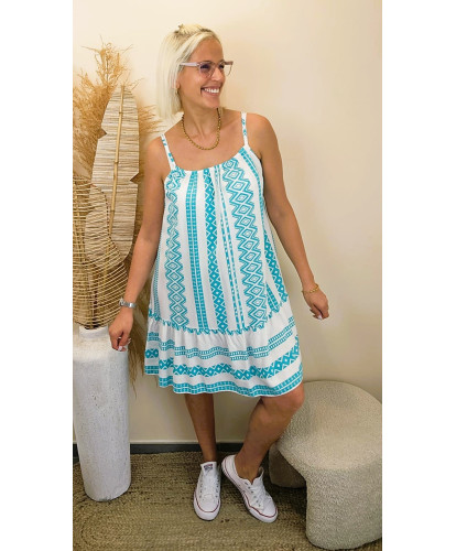 Robe "Lagon Bohème" -...