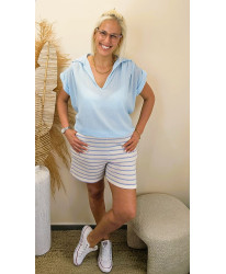 Short Maille "Ciel d'Été" - Charlotte