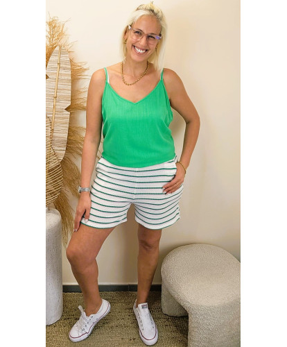Short Maille "Green Breeze"...