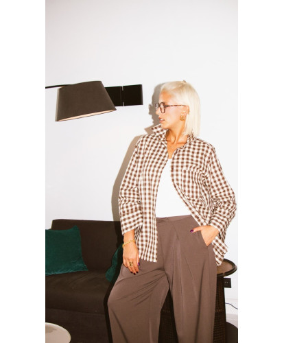 Chemise Oversize Vichy...