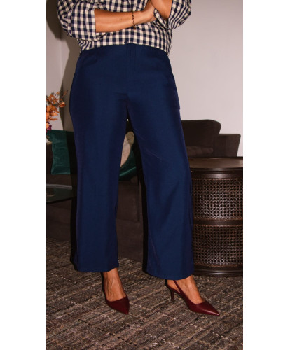 Pantalon BCBG Fluide Bleu Saphir - Agathe