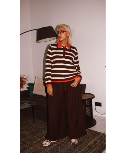 Polo Preppy Chocolat - Manon
