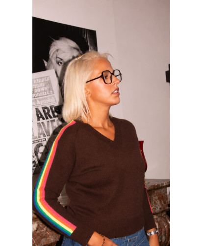 Pull Rainbow Chocolat - Juliette