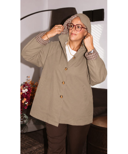 Parka Héritage Taupe - Lisa
