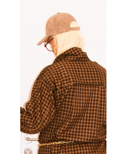 Chemise Héritage Chocolat -...