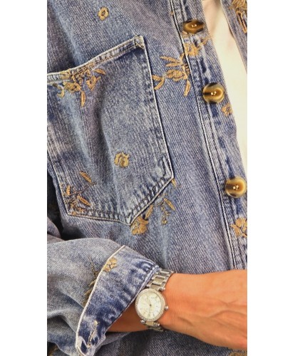 Veste/Chemise Bleu Jeans - Victoir