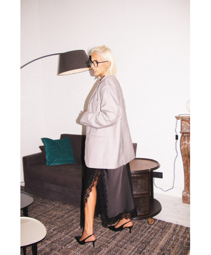 Blazer Tailoring Oversize Gris - Jade