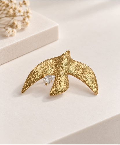 Broche Envol Doré