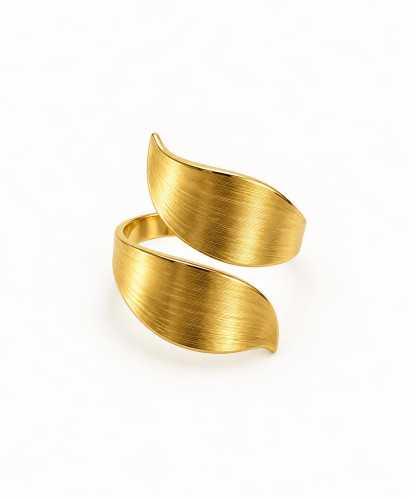 Bague Feuillage Sculpté
