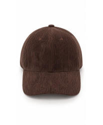 Casquette Velours Côtelé Chocolat