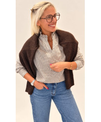 Chemise Vichy Col Volanté - Eleonore