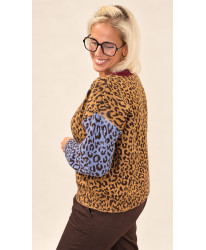 Cardigan Léopard Multicolore - Eve