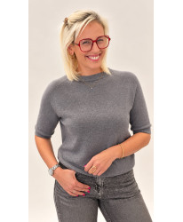 Pull Angora Gris Souris - Amandine
