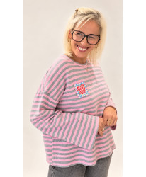T-Shirt Oversize Rayé - Victoria