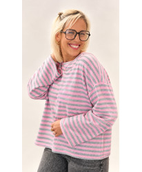 T-Shirt Oversize Rayé - Victoria