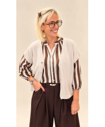 Gilet Sans Manches Beige - Serena