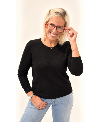 Pull Cachemire Noir - Mathilde