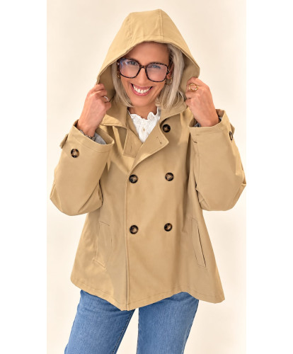 Parka Évasée À Capuche -...