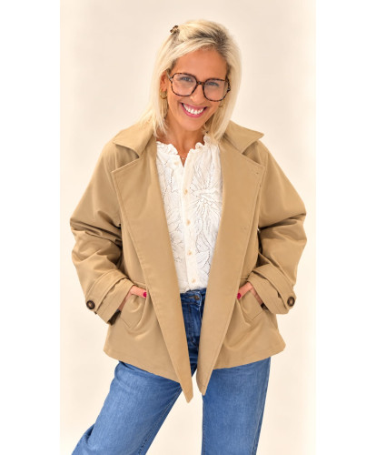 Parka Évasée À Capuche - Louane