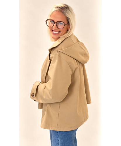 Parka Évasée À Capuche - Louane
