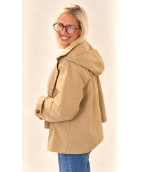 Parka Évasée À Capuche - Louane