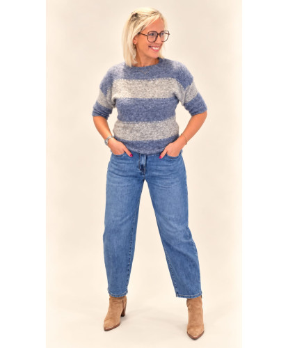 Jeans Ballon Bleu Denim - Charlie