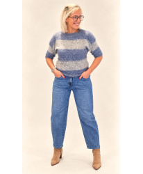 Jeans Ballon Bleu Denim - Charlie