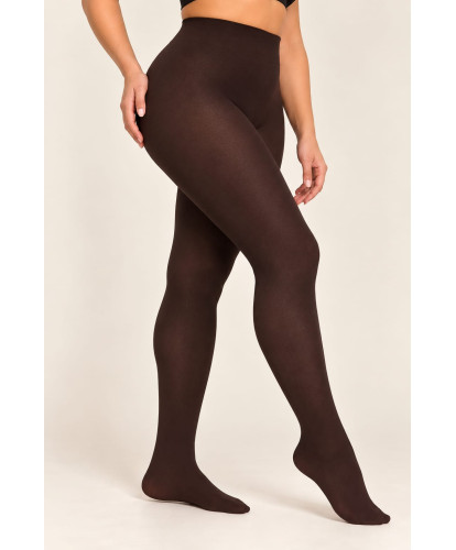 Bas Opaques Taille Haute Chocolat