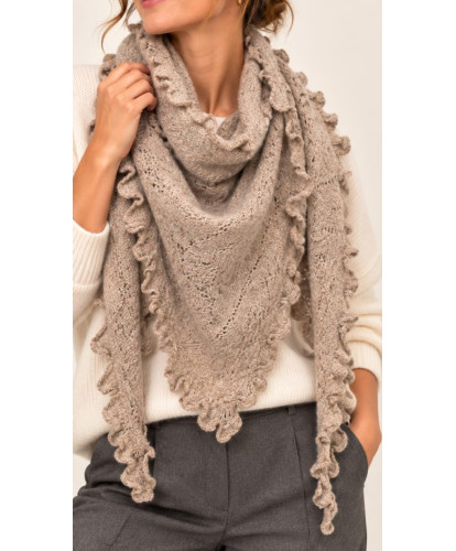 Echarpe Triangle Crochet...