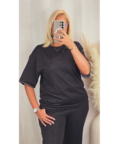Ensemble Jogging Gris Souris Imprimé - Elisa