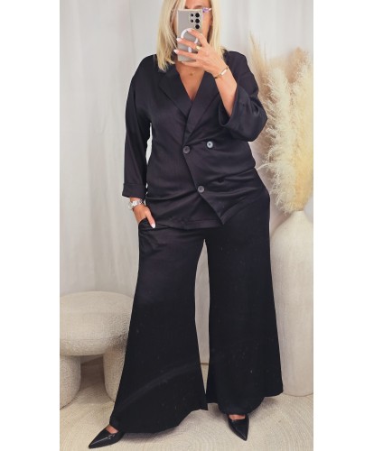 Ensemble Glam Plissé Noir :...
