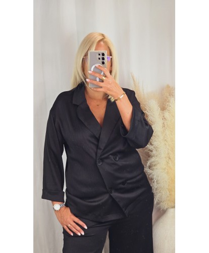 Ensemble Glam Plissé Noir : Eloise