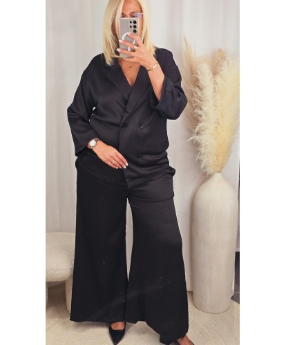 Ensemble Glam Plissé Noir : Eloise